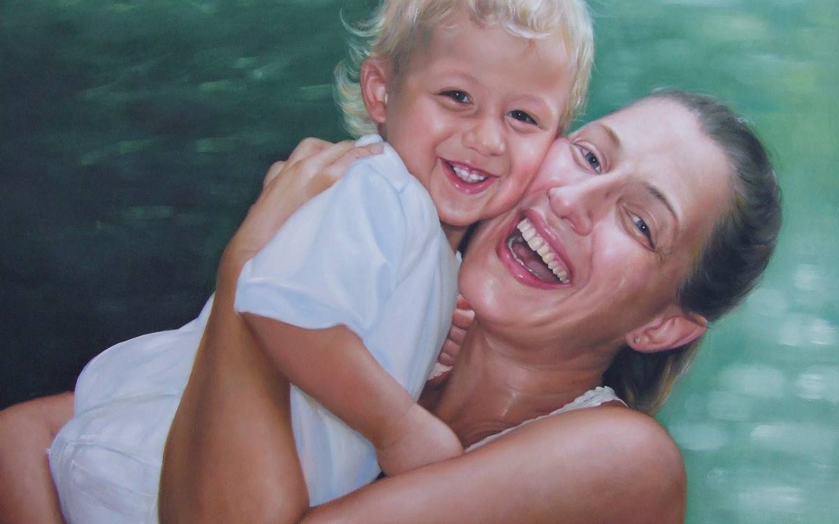 Portraits à l'huile