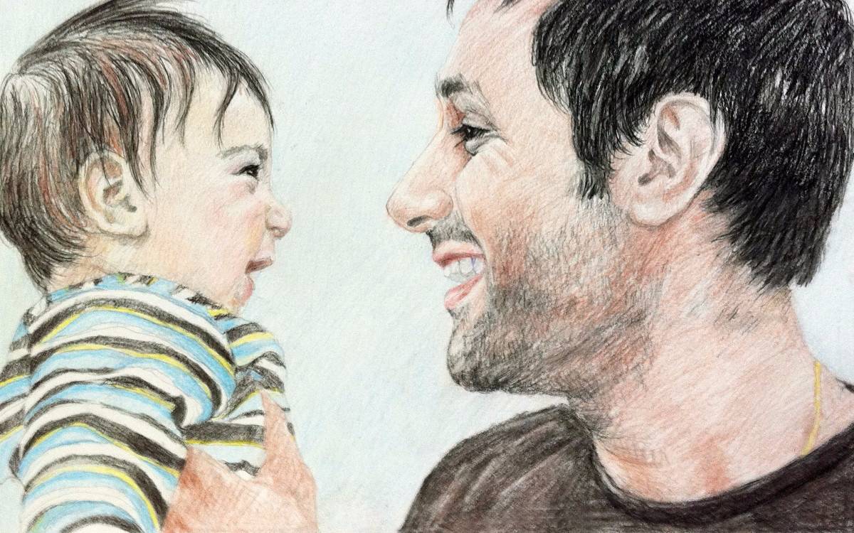 Peintures au crayon