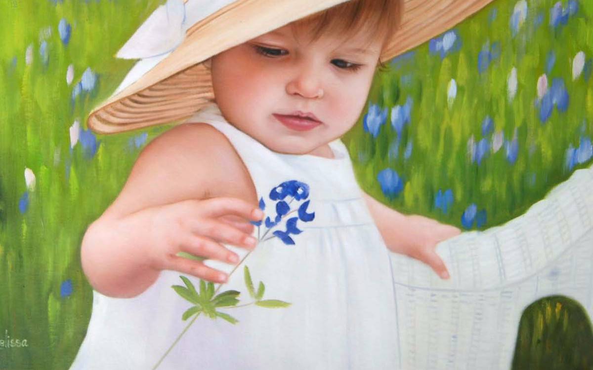 Artiste de portraits d'enfants